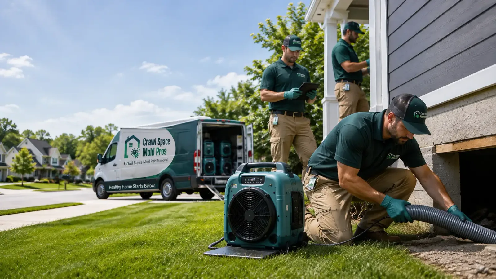 Crawl Space Mold Removal in Castalia, OH